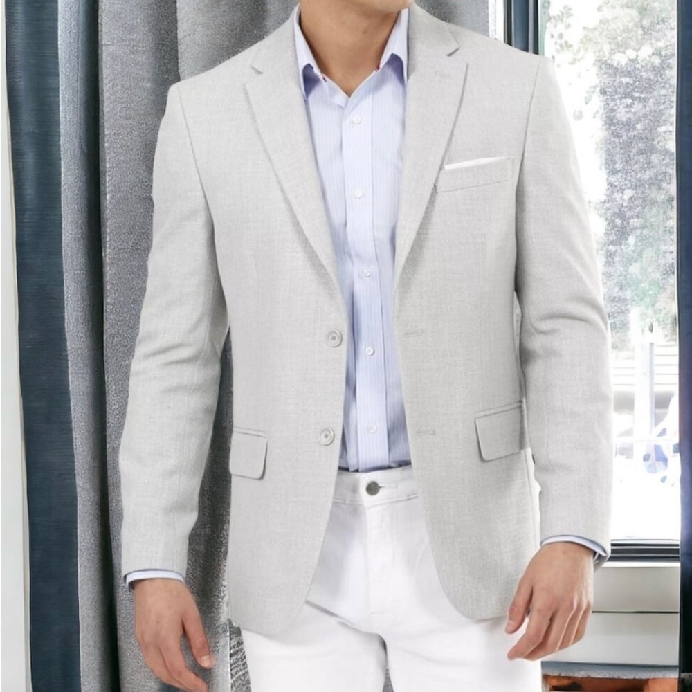 Tommy Hilfiger Conrad Blazer Light Tan Suit Jacket Sport Coat - NWT